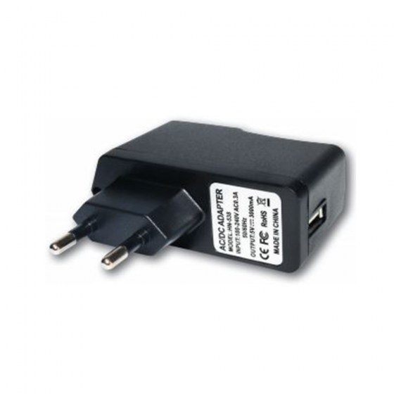 ΤΡΟΦΟ∆ΟΤΙΚO-ΦΟΡΤΙΣΤΗΣ ΜΑΥΡΟΣ 5V 3A ΜΕ ΕΞΟ∆Ο USB (PS 5V-3A USB)
