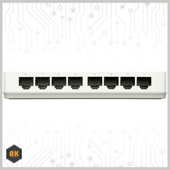 8-Port Fast Ethernet Easy Desktop Switch 10/100 D-LINK GO-SW-8E