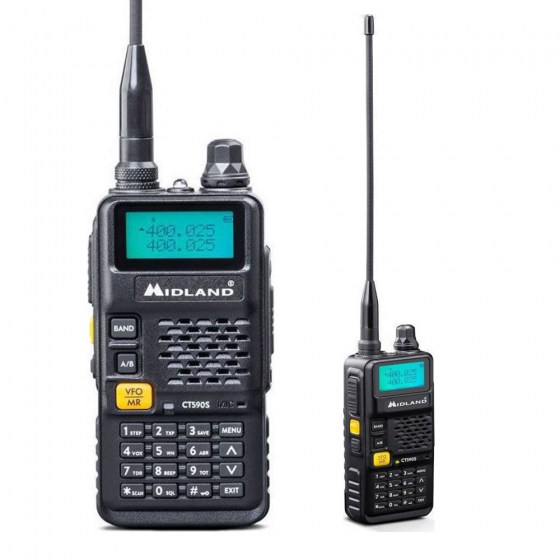Φορητός Πομποδέκτης 5W VHF/UHF MIDLAND CT-590S