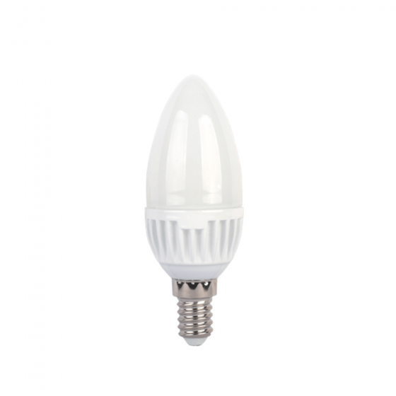 ΛΑΜΠΑ LED ΒΙΔΩΤΗ E14 (κερί) WARM LED-45W4/C37