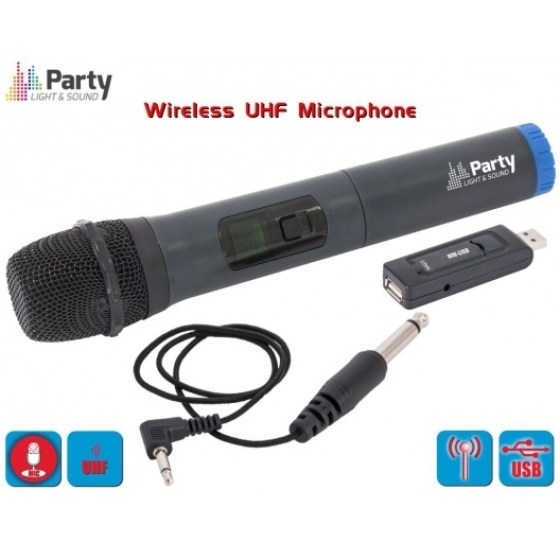 WM-USB Ασύρματο Σύστημα Μικροφώνου UHF μέσω USB