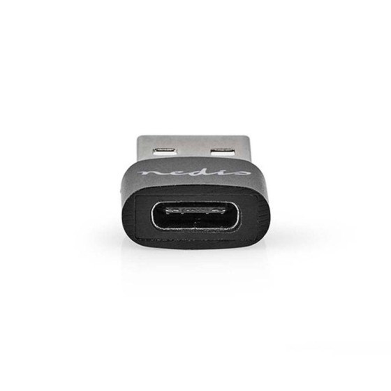 Αντάπτορας USB 2.0 type A αρσ. - USB type C θηλ., σε μαύρο χρώμα NEDIS CCGP60920BK