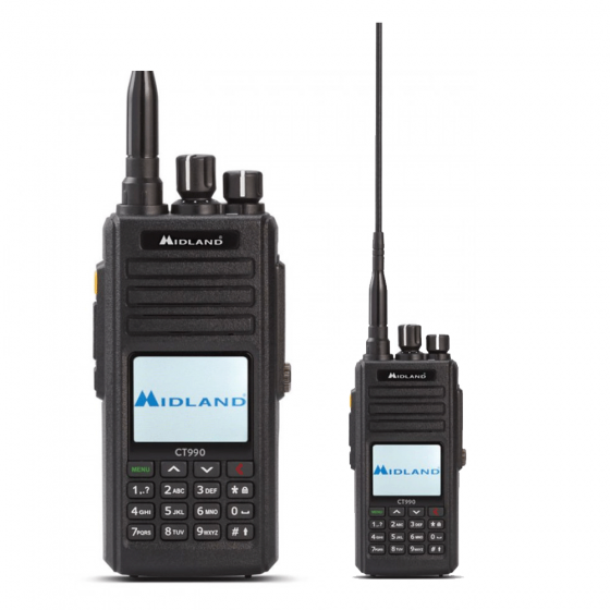 Φορητός Πομποδέκτης 10W VHF/UHF MIDLAND CT-990-ΕΒ