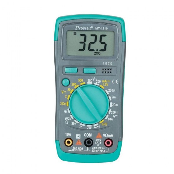 Πολύμετρο ψηφιακό BASIC + BUZZER MT-1210 S/PRO