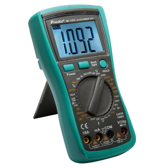 Πολύμετρο ψηφιακό Pro's kit MT-1270