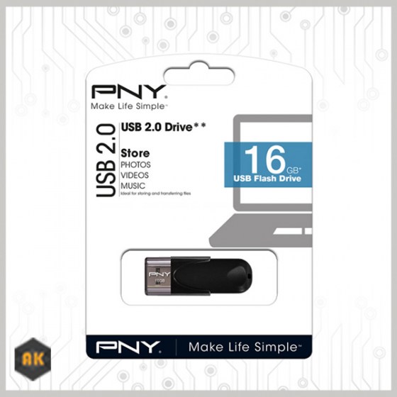 USB 2.0 Stick 16GB PNY FD16GATT4-EF