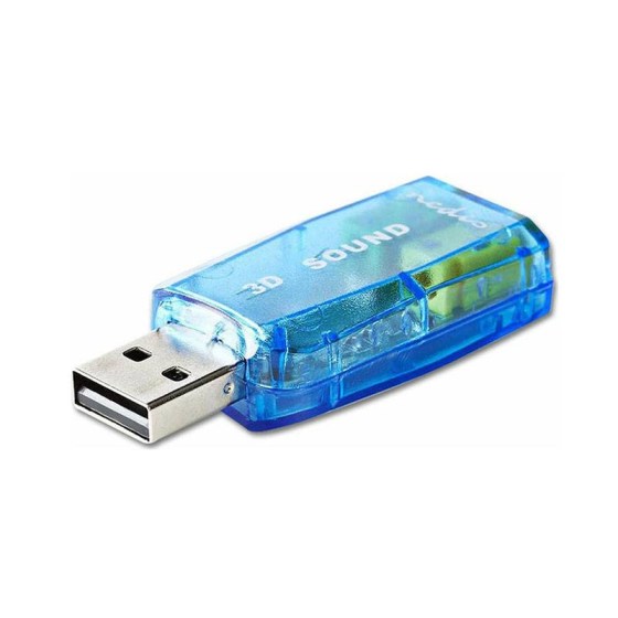 ΕΞΩΤΕΡΙΚΗ ΚΑΡΤΑ ΗΧΟΥ USB 2.0 NEDIS USCR10051BU